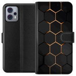 Portemonnee-hoesje voor Motorola Moto G23 met Luxe Patroon ontwerp
