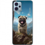 Mobiele hoes voor Motorola Moto G23 met Blije Hond ontwerp