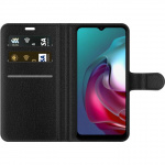 Portemonnee-hoesje voor Motorola Moto G30 met Blauwe vlinders ontwerp Portemonnee-hoesje voor Motorola Moto G30 met Blauwe vlinders ontwerp