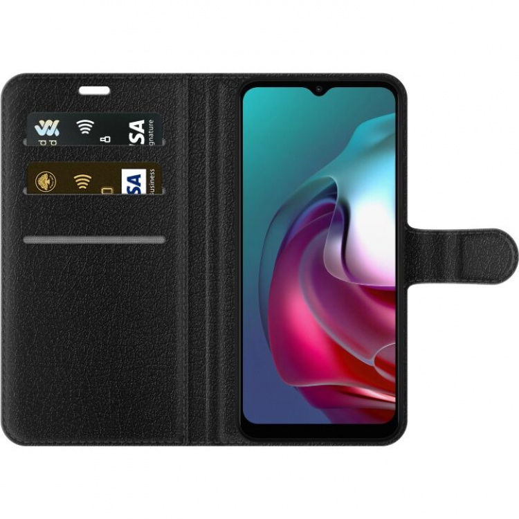 Portemonnee-hoesje voor Motorola Moto G30 met Luxe Patroon ontwerp