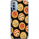 Mobiele hoes voor Motorola Moto G31 met Pizza ontwerp