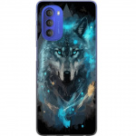 Mobiele hoes voor Motorola Moto G51 5G met Wolf ontwerp