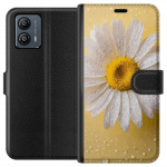 Portemonnee-hoesje voor Motorola Moto G53 met Porseleinbloem ontwerp Portemonnee-hoesje voor Motorola Moto G53 met Porseleinbloem ontwerp