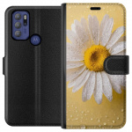 Portemonnee-hoesje voor Motorola Moto G60S met Porseleinbloem ontwerp