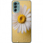 Mobiele hoes voor Motorola Moto G62 5G met Porseleinbloem ontwerp