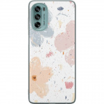 Mobiele hoes voor Motorola Moto G62 5G met Bloemen ontwerp