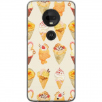 Mobiele hoes voor Motorola Moto G7 met Glasachtig ontwerp