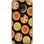 Mobiele hoes voor Motorola Moto G7 met Pizza ontwerp