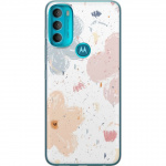 Mobiele hoes voor Motorola Moto G71 5G met Bloemen ontwerp