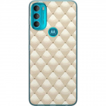 Mobiele hoes voor Motorola Moto G71 5G met Goudglans ontwerp