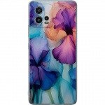 Mobiele hoes voor Motorola Moto G72 met Magische bloemen ontwerp
