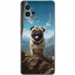 Mobiele hoes voor Motorola Moto G72 met Blije Hond ontwerp