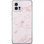 Mobiele hoes voor Motorola Moto G72 met Roze Hart ontwerp