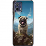 Mobiele hoes voor Motorola Moto G73 met Blije Hond ontwerp