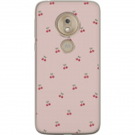 Mobiele hoes voor Motorola Moto G7 Play met Kersen ontwerp