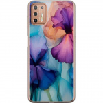 Mobiele hoes voor Motorola Moto G9 Plus met Magische bloemen ontwerp