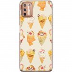 Mobiele hoes voor Motorola Moto G9 Plus met Glasachtig ontwerp