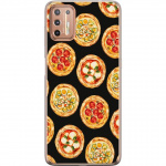Mobiele hoes voor Motorola Moto G9 Plus met Pizza ontwerp