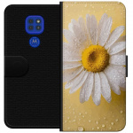 Portemonnee-hoesje voor Motorola Moto G9 Play met Porseleinbloem ontwerp