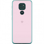 Mobiele hoes voor Motorola Moto G9 Play met Hart ontwerp
