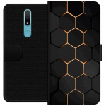 Portemonnee-hoesje voor Nokia 2.4 met Luxe Patroon ontwerp