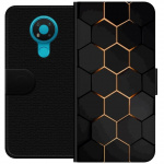 Portemonnee-hoesje voor Nokia 3.4 met Luxe Patroon ontwerp