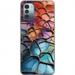 Mobiele hoes voor Nokia G11 met Metallic patroon ontwerp Mobiele hoes voor Nokia G11 met Metallic patroon ontwerp
