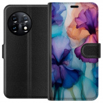 Portemonnee-hoesje voor OnePlus 11 met Magische bloemen ontwerp Portemonnee-hoesje voor OnePlus 11 met Magische bloemen ontwerp