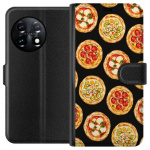 Portemonnee-hoesje voor OnePlus 11 met Pizza ontwerp