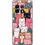 Mobiele hoes voor OnePlus 11 met Kattenpatroon ontwerp