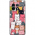 Mobiele hoes voor OnePlus 11R met Kattenpatroon ontwerp