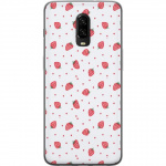 Mobiele hoes voor OnePlus 6T met Aardbeien ontwerp