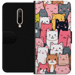 Portemonnee-hoesje voor OnePlus 7 Pro met Kattenpatroon ontwerp