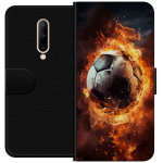 Portemonnee-hoesje voor OnePlus 7 Pro met Voetbal ontwerp