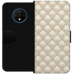 Portemonnee-hoesje voor OnePlus 7T met Goudglans ontwerp