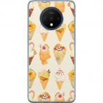 Mobiele hoes voor OnePlus 7T met Glasachtig ontwerp