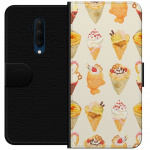 Portemonnee-hoesje voor OnePlus 7T Pro met Glasachtig ontwerp