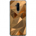 Mobiele hoes voor OnePlus 7T Pro met 3D Goud ontwerp