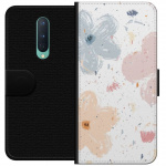 Portemonnee-hoesje voor OnePlus 8 met Bloemen ontwerp