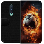 Portemonnee-hoesje voor OnePlus 8 met Voetbal ontwerp