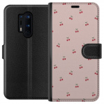 Portemonnee-hoesje voor OnePlus 8 Pro met Kersen ontwerp