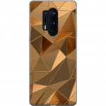 Mobiele hoes voor OnePlus 8 Pro met 3D Goud ontwerp