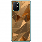 Mobiele hoes voor OnePlus 8T met 3D Goud ontwerp