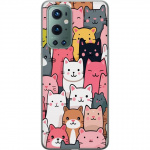 Mobiele hoes voor OnePlus 9 Pro met Kattenpatroon ontwerp