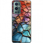Mobiele hoes voor OnePlus 9 Pro met Metallic patroon ontwerp