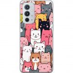 Mobiele hoes voor OnePlus 9RT 5G met Kattenpatroon ontwerp