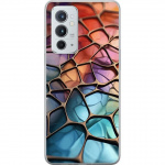 Mobiele hoes voor OnePlus 9RT 5G met Metallic patroon ontwerp