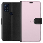 Portemonnee-hoesje voor OnePlus Nord N10 5G met Hart ontwerp Portemonnee-hoesje voor OnePlus Nord N10 5G met Hart ontwerp