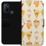 Portemonnee-hoesje voor OnePlus Nord N100 met Glasachtig ontwerp