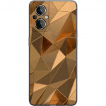 Mobiele hoes voor OnePlus Nord N20 5G met 3D Goud ontwerp